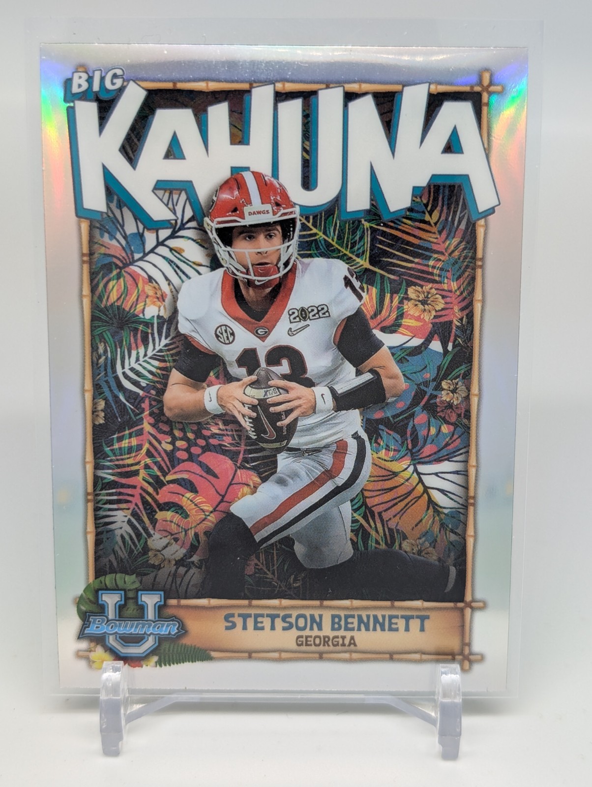 2022 Bowman U Chrome Stetson Bennett The Big Kahuna #TBK-17 Bulldogs
