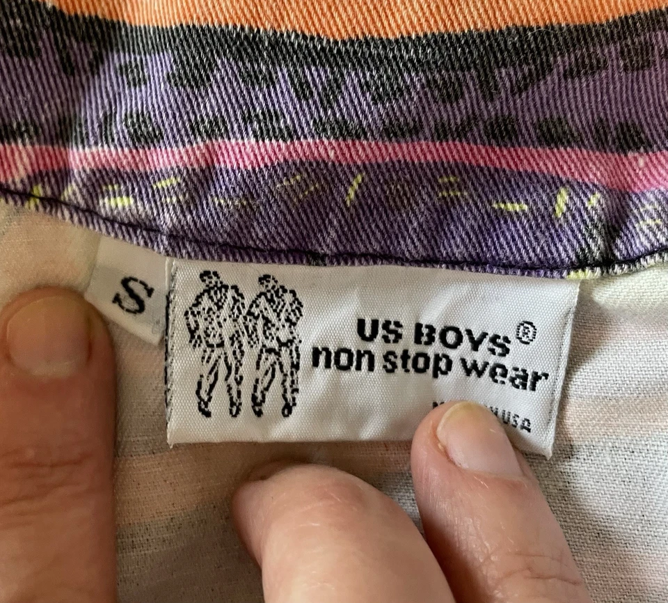 Men’s Vintage 80s Button Down Shirt - Image 3 of 4