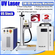 JPT 5SE 5W UV Laser Marking Engraver Machine For Glass/Plastic/Wood Lightburn US