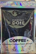 EVERYDAY DOSE Mushroom Coffee Collagen Protein 7.4 oz 30 Servings