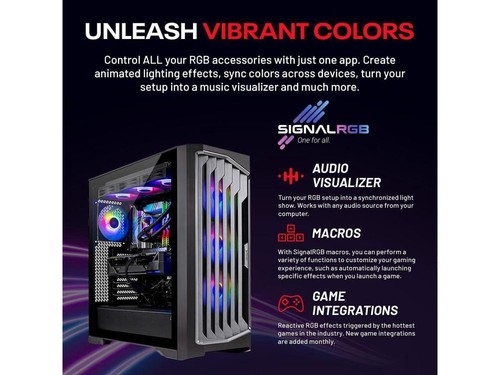 Skytech Legacy Gaming PC Desktop, Ryzen 7 7800X3D 4.2 GHz (5GHz Turbo), NVIDIA R - Picture 6 of 7