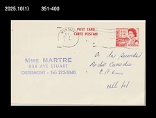 Train,Railroad,Railways,Queen Elizabeth II,History,Canada Postal Card,PSC