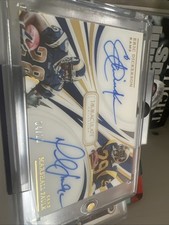 2021 IMMACULATE ERIC DICKERSON MARSHALL FAULK On-card Auto /10