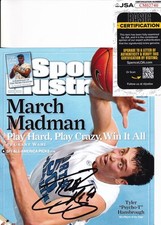 TYLER HANSBROUGH signed (NORTH CAROLINA TAR HEELS) 8X10 photo JSA CM02740