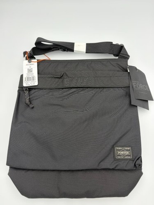 #ad YOSHIDA PORTER 855 05901 FORCE SHOULDER BAG Black new From Japan $199.00