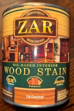 Zar Interior Stain 126 Chestnut Quart