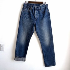 Levis 501 Selvedge Redline Jeans Mens 29x30 Button Fly Straight Leg 150th