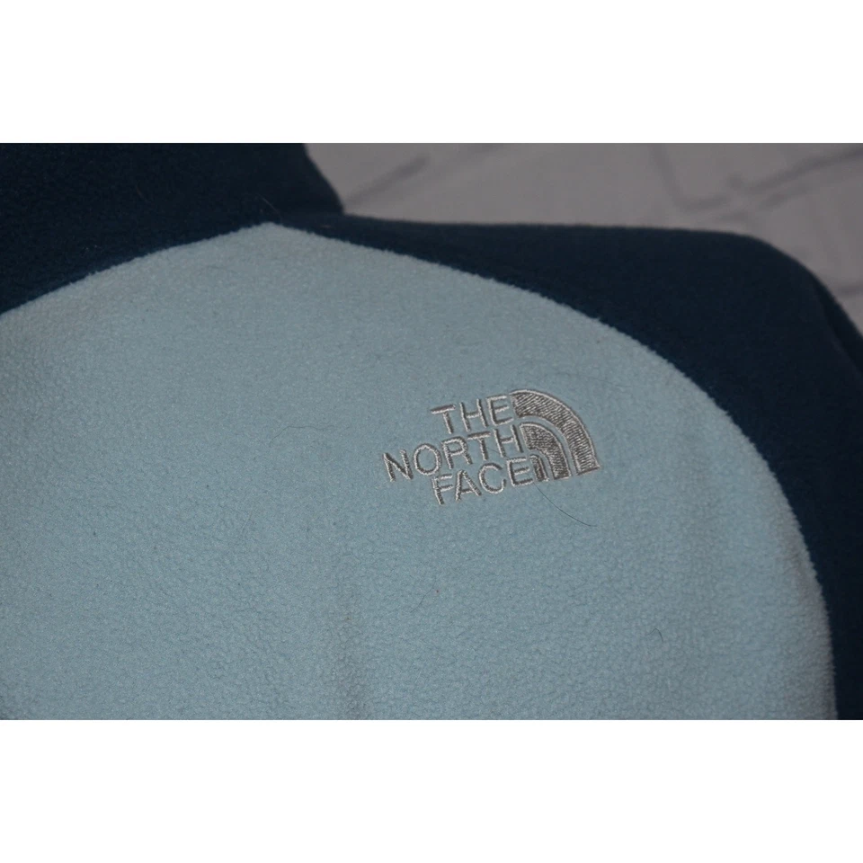 The North Face Fleece Jacket Womens Size Small Full Zip Blue With Pockets - Image 2 of 4