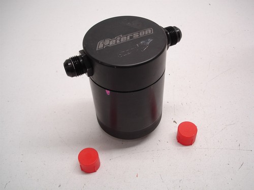 NASCAR PETERSON CANISTER STYLE -10an INLINE FUEL FILTER - NO ELEMENT - 3.5" od