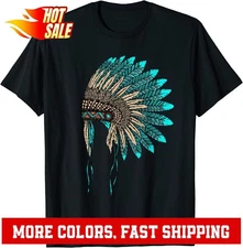 Native American Indian Headdress Costume Jewelry Unisex T-Shirt
