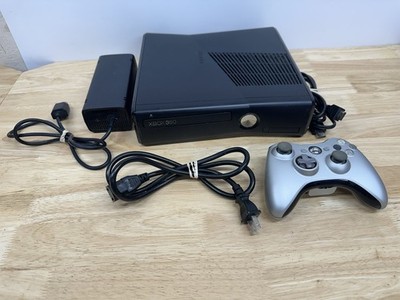Xbox 360 Slim W/ 250GB Hard Drive - Model 1439 Console Cables Tested And Working