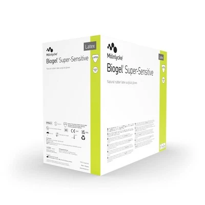 MÖLNLYCKE Biogel Super steril Sensitive OP-Handschuhe 50 Paar Gr. 7,5