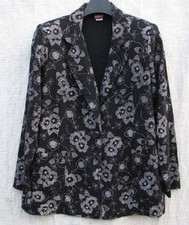 L Rayon Blend Tudor Court Haband Spring Jacket Blazer~$5.50 Ship~made In Usa~new