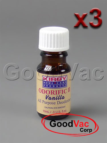Genuine (3 Pack) Kirby 0.3oz Fragrance/Scent Deodorizer Vacuum Odorific II - Picture 4 of 4