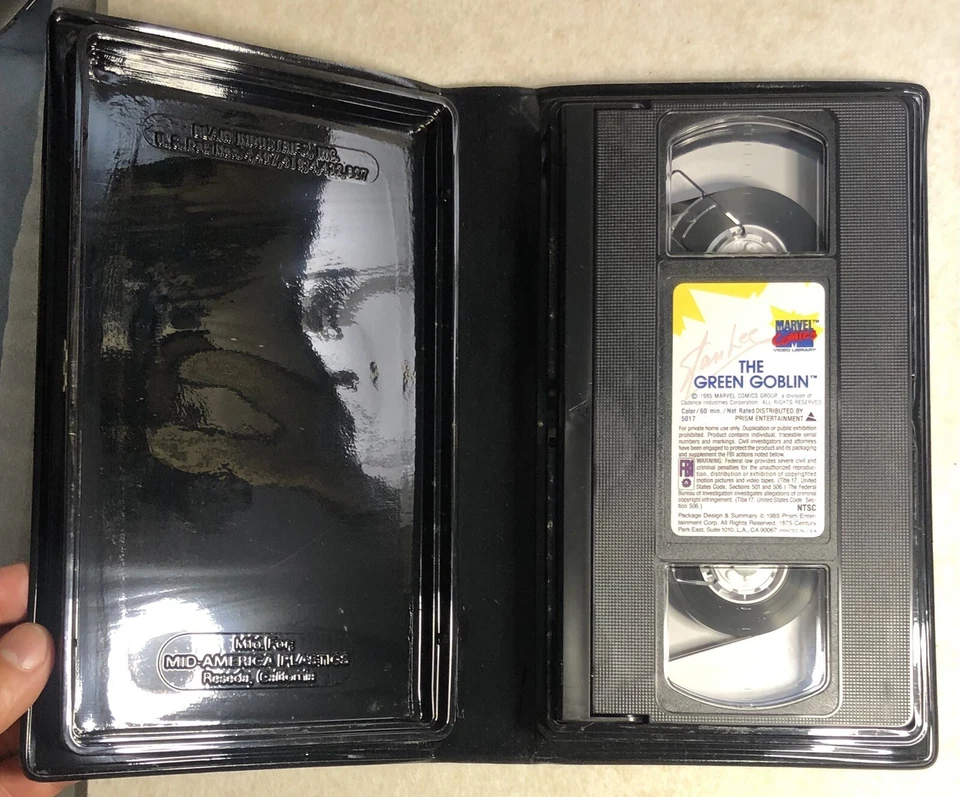 RARE SPIDER-MAN VS THE GREEN GOBLIN 16 VHS MARVEL COMICS VIDEO LIBRARY - Image 4 of 4