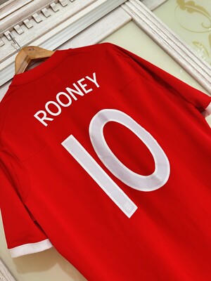 England Rooney 2010 Soccer Jersey South Africa World Cup Shirt