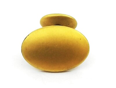 vintage an・an no.5 Antique Vintage A&Z Oval Yellow Gold Base Metal or GF SINGLE Cuff