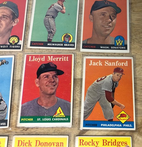 17 TOPPS 1958 Baseball cards TCG Jim Bunning #115 + RAMOS BOONE BOLLING GRAFF + - Picture 7 of 19