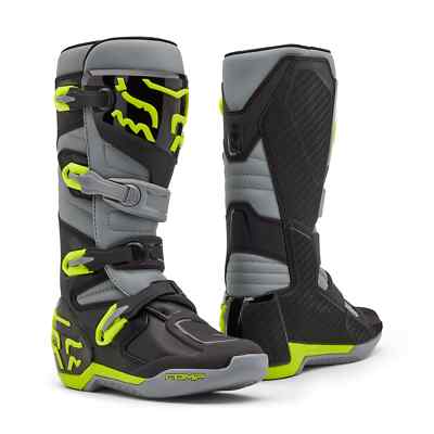 Fox Racing Comp Boot (Grey/Yellow) 28373-086 | eBay Fox Racing Comp Boot (Grey/Yellow) 28373-086 | eBay