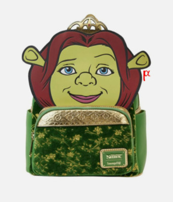 Loungefly Mini Backpack SHREK PRINCESS FIONA Gold Green Ogre Disney NWT