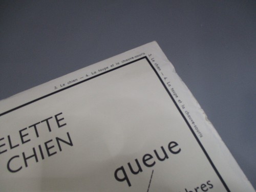AT188 AFFICHE SCOLAIRE ECOLE ROSSIGNOL LE CHIEN - LA TAUPE ET LA CHAUVE SOURIS - Imagen 3 de 8
