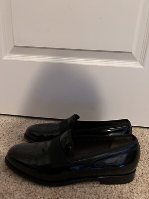 mens salvatore ferragamo dress shoes black tuxedo | eBay display picture 2