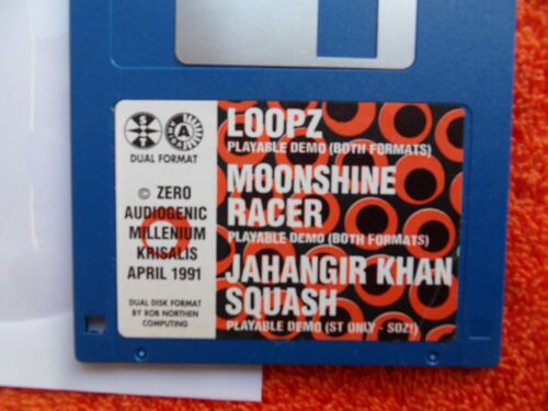 ZERO magazine cover demo disk april 1991 - loopz - commodore amiga / atari st - Picture 3 of 3