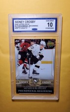 Graded Gem 💎 Mint 10 2006 UD Phenomenal Beginning rookie SIDNEY CROSBY #2