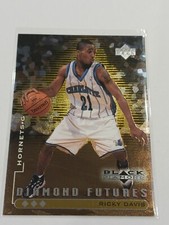 1998-99 Upper Deck Black Diamond Ricky Davis Rookie */1000 Gold Triple #95