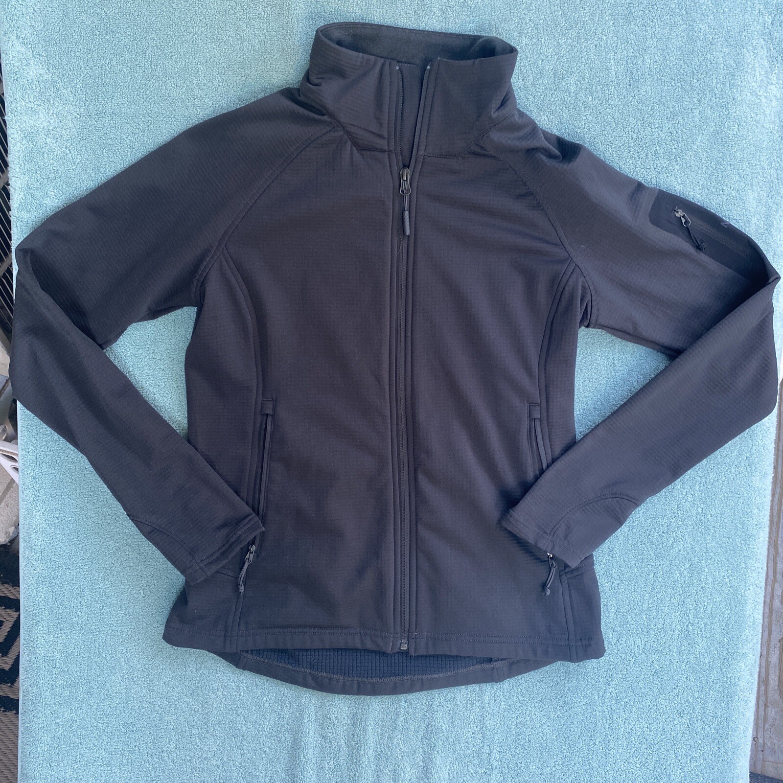 The North Face Women’s M Gray Lightweight Stretch Hiking Jacket