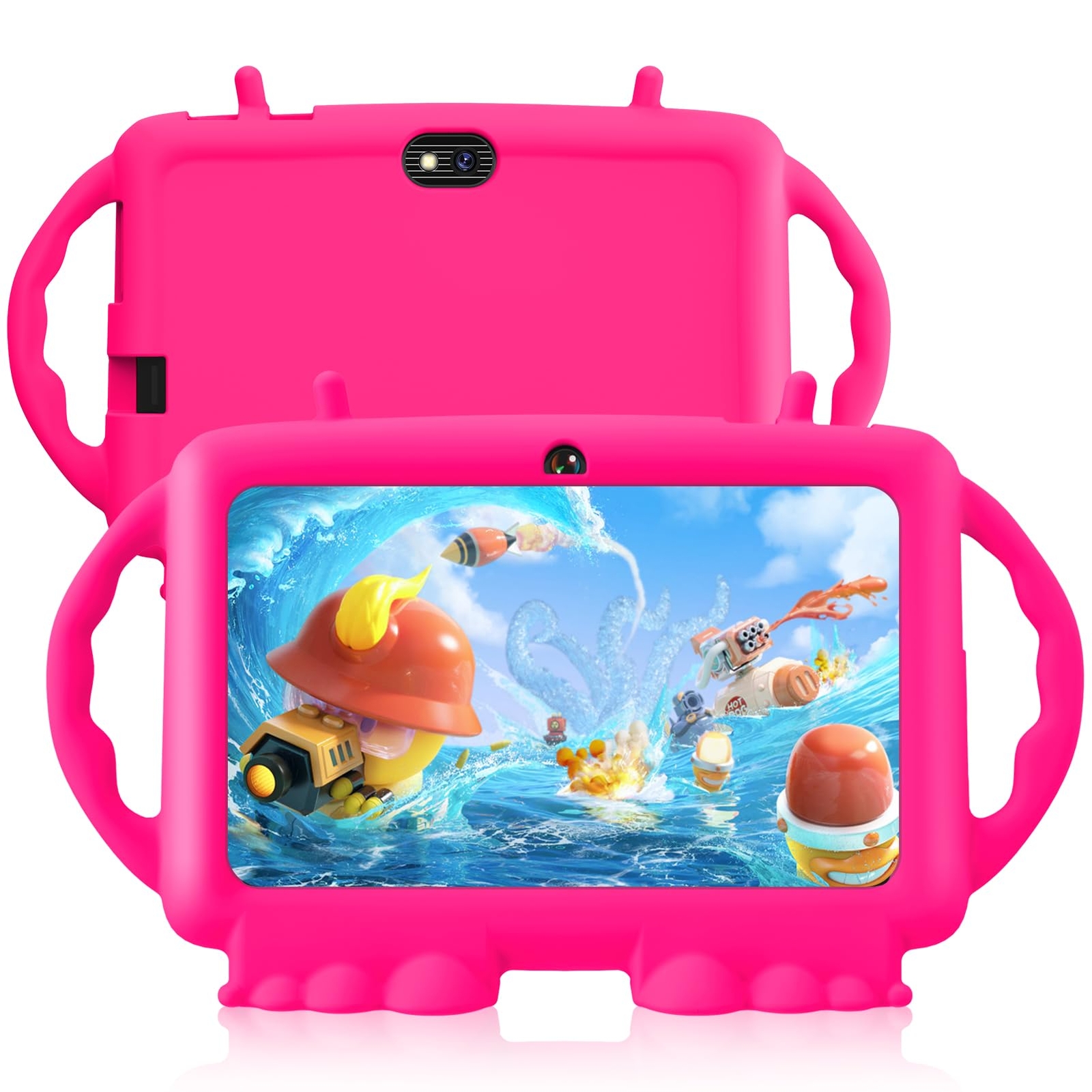 Kids Tablet, 7 inch Android 11 Tablet for Kids, 3GB RAM 32GB ROM, Toddler Tab...-image