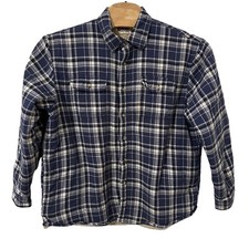 Wrangler Men's Heavyweight Sherpa Lined Shirt Jacket Long Sleeve Button Up SZ XL