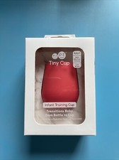 New ezpz Tiny Cup Infant Training Cup Gray BPA Free Silicone 2 Oz NIB