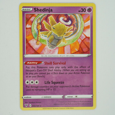 Shedinja 066/185 Rare Vivid Voltage Pokemon Card | eBay