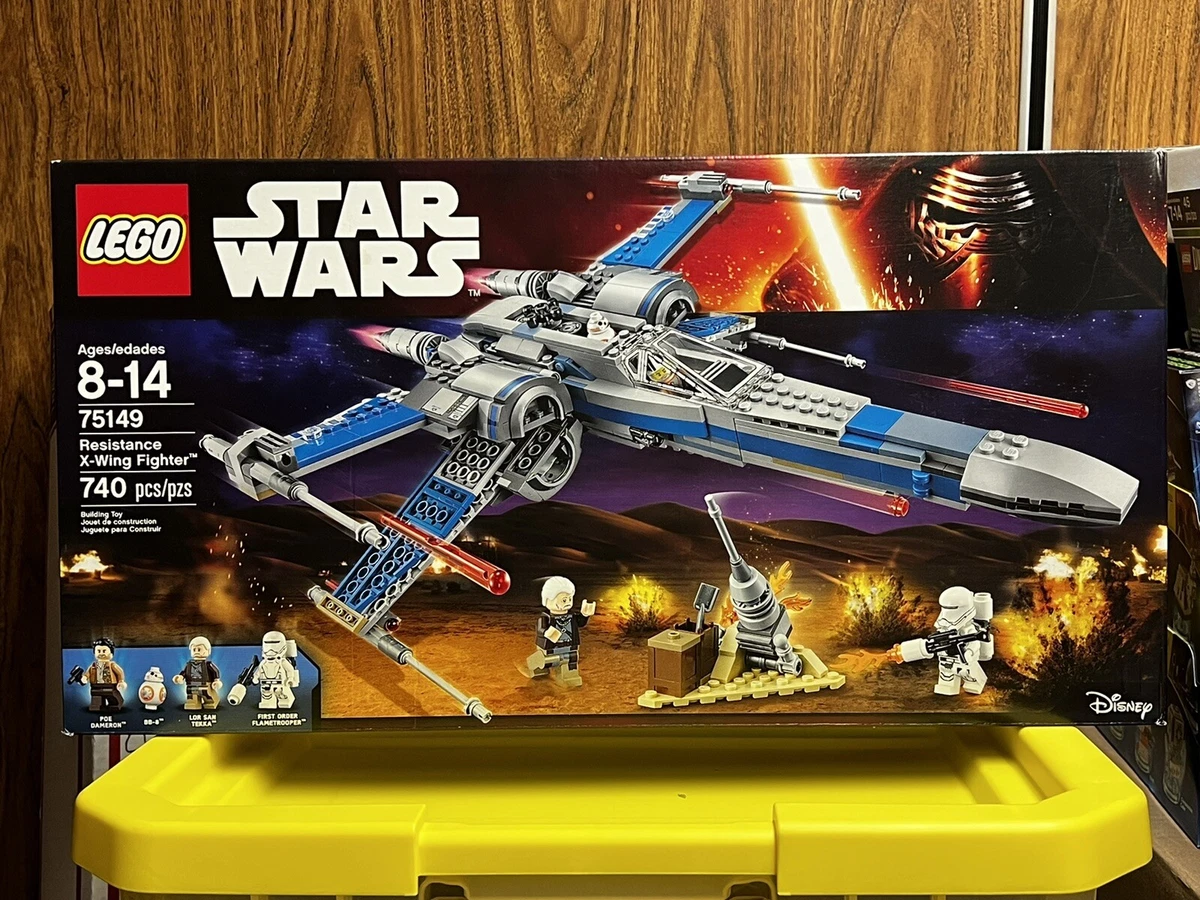 LEGO Star Wars 75149 Resistance BLUE X-Wing BB-8 FlameTrooper Poe NEW SEALED