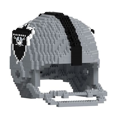 レイダース　ヘルメット FOCO NFL Las Vegas Raiders 3D BRXLZ Construction Toy - Large