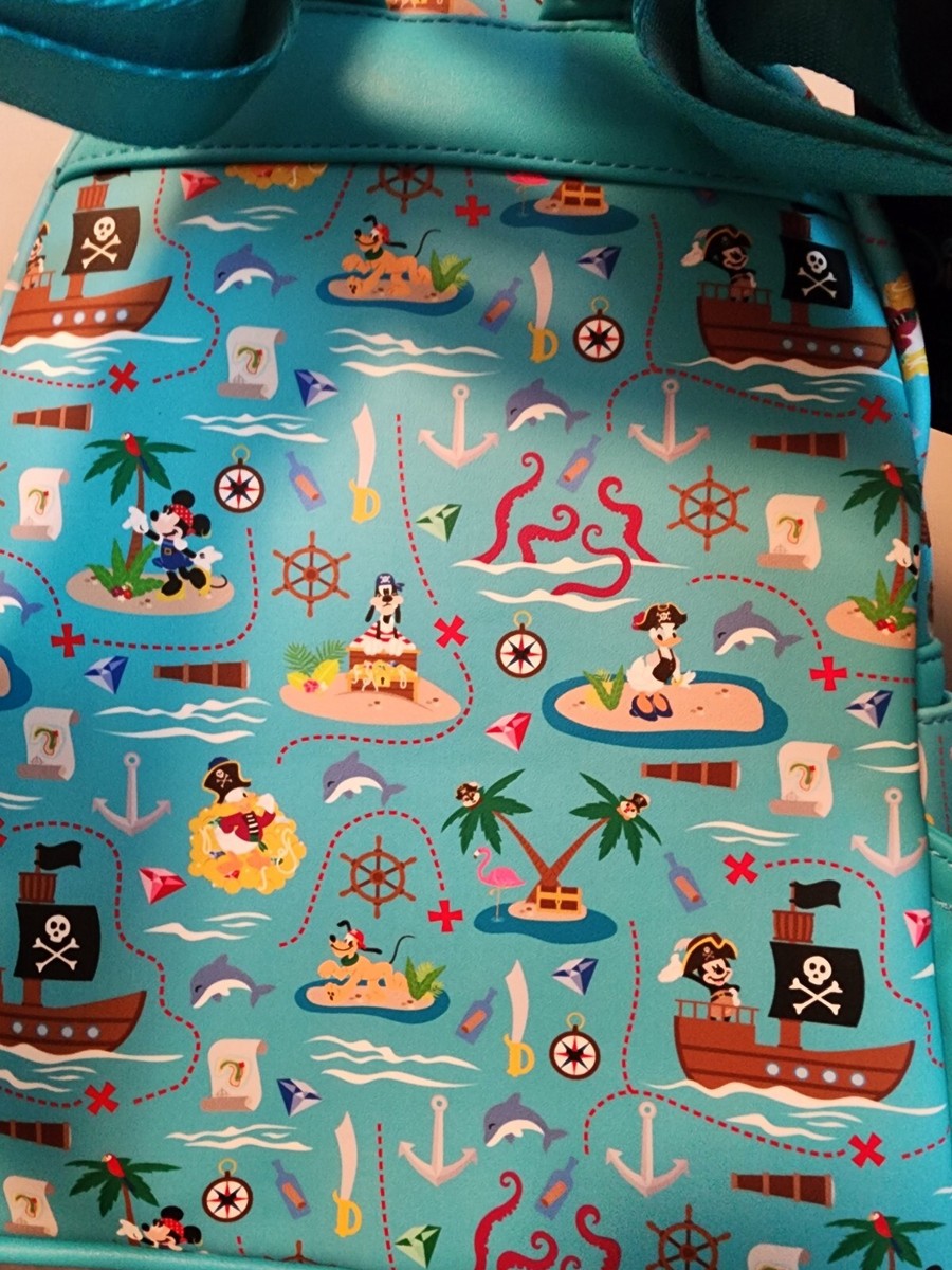 Mickey & Friends AOP Pirate Loungefly Disney Loungefly Pirate Mickey and Friends AOP Backpack NWT  main image 4