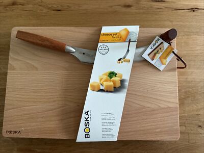 Neue Käsemesser Set BOSKA Messer u Brett OVP