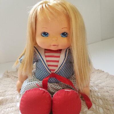 Girl 90s Kids Toys Playskool Doll School Kids Girl Blonde Hair