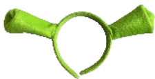 Adult Shrek Ogre Ears Headband