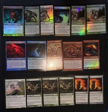 Mtg Magic - Lotto Tramutanti Foil Ita Eng - carte rare deck SLIVER 