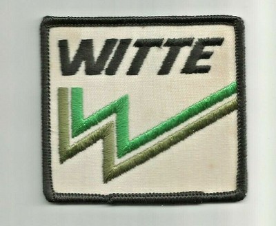 W Witte Transportation truck driver patch 2-7/8 X 3/4 #6081