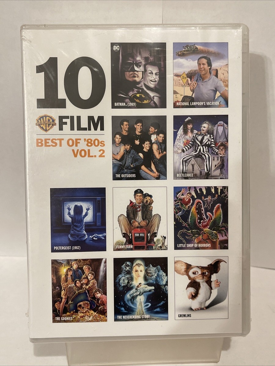 Best of 80s 10-Film Collection, Vol 2 DVD NEW Free 🚢 883929705535