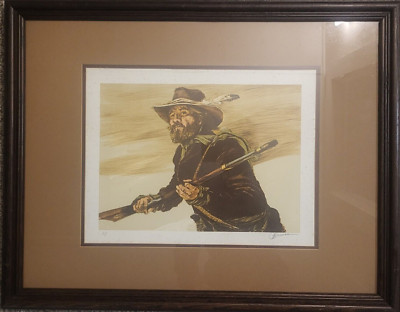 ARTIST PROOF - BRUCE Winter Hunt Signed Art Rare Limited Framed Western A/P !!