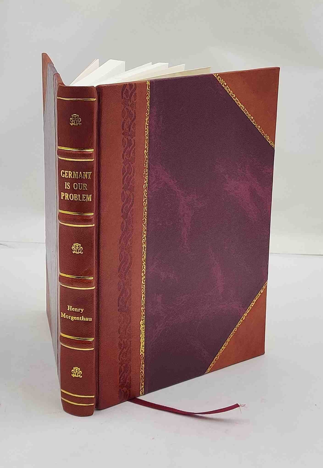 Germany is our problem 1945 by Morgenthau, Henry [Leather Bound]