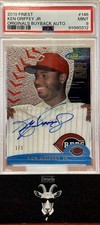 2019 Finest Ken Griffey Jr Buyback Autograph PSA Mint 9 SSP #1/3 Pop 1! Reds