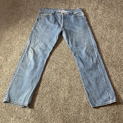 Vintage Levis 501 XX WPL 423 Men's Size 38 X 33 Button Fly Blue