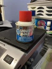 RARE vintage 1960s SCOTT'S LIQUID GOLD counter top POLISH old cleaning product