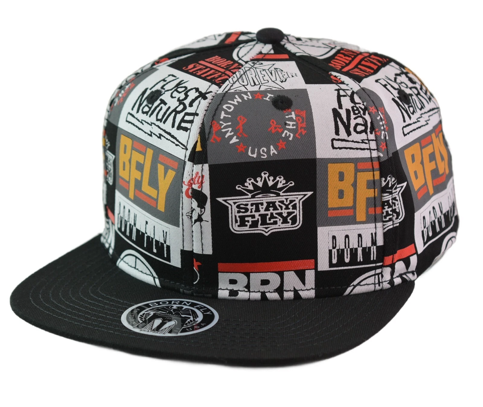 Born Fly Flyest Nature Hip Hop Inspired Graphic Snapback Hat - Iconic Streetwear