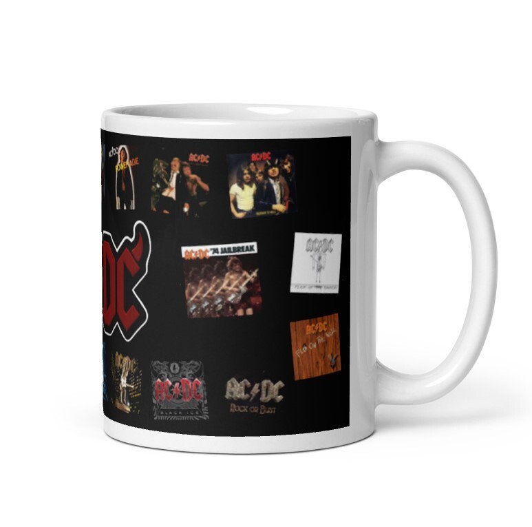 AC DC Coffee Mug, AC DC Rock Band,AC DC Gift for Fan, AC DC Tshirt, AC ...